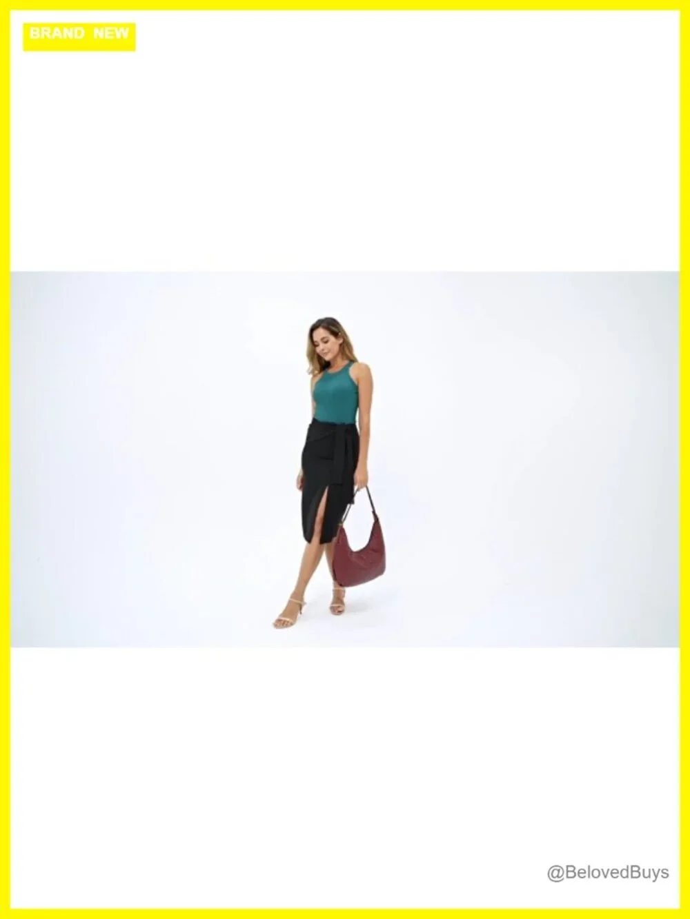 Shoulder Bag Woven Vegan Leather Hobo Tote with Zipper Lightweight